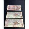 Image 2 : 29 1986 CANADIAN $2 BILLS, SOME SERIAL NUMBERS ARE IN SEQUENTIAL ORDER ALL BEGINNING WITH CBG