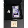 Image 2 : 2019 ROYAL CANADIAN MINT SET VIOLA DESMOND FINE SILVER COIN AND $10 BILL IN CASE