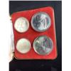 Image 2 : 1976 MONTREAL OLYMPICS STERLING SILVER COIN SET