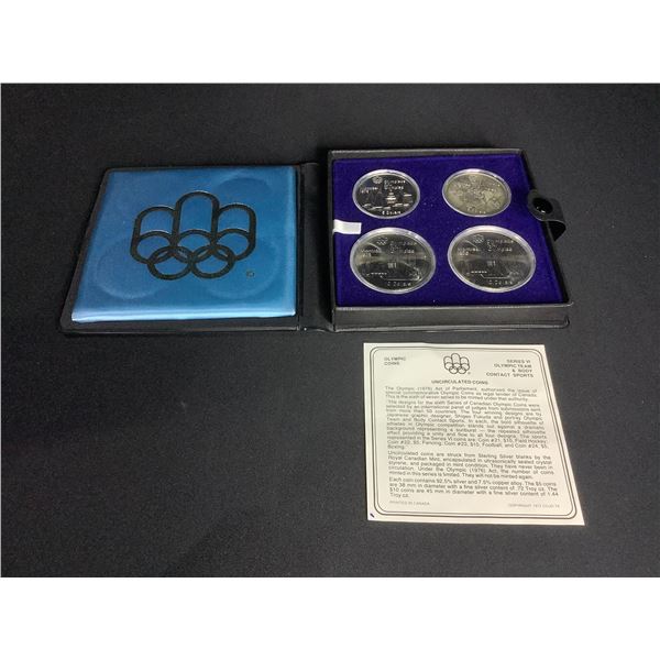 1976 MONTREAL OLYMPICS STERLING SILVER COIN SET