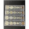 Image 1 : 4 CANADIAN COIN SETS IN CASE 1954-1957