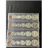 Image 2 : 4 CANADIAN COIN SETS IN CASE 1954-1957