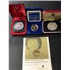 Image 1 : 1952-1977 SILVER JUBILEE COIN, TERRY FOX LOONIE, 1987 LOONIE, & 1876-1976 CANADIAN DOLLAR