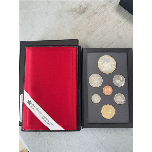 1989 CANADIAN COIN PROOF SET WITH SILVER $1 COIN