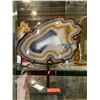 Image 1 : AGATE GEODE ON STAND 6" X 8.5"
