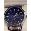 Image 2 : NEW MENS STOCKWELL CHRONOGRAPH WATCH, MODEL S290, STAINLESS STEEL STRAP, BLUE DIAL, 3ATM WATER