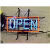 Image 2 : 2 LIGHT UP OPEN SIGNS (1 NO POWER CORD)