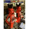 Image 2 : MVP FLOOR JACK (2 TON) AND 2 MOTOR MASTER CAR JACKS