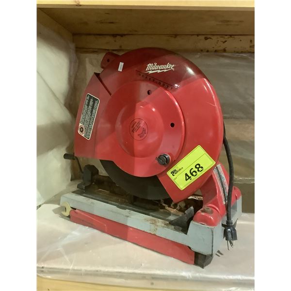 MILWAUKEE HEAVY DUTY ABRASIVE CUT-OFF MACHINE 14
