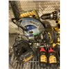 Image 2 : ASSORTED DEWALT PRODUCTS: DRILLS, CIRCULAR SAW, BATTERY CHARGER, AND MORE