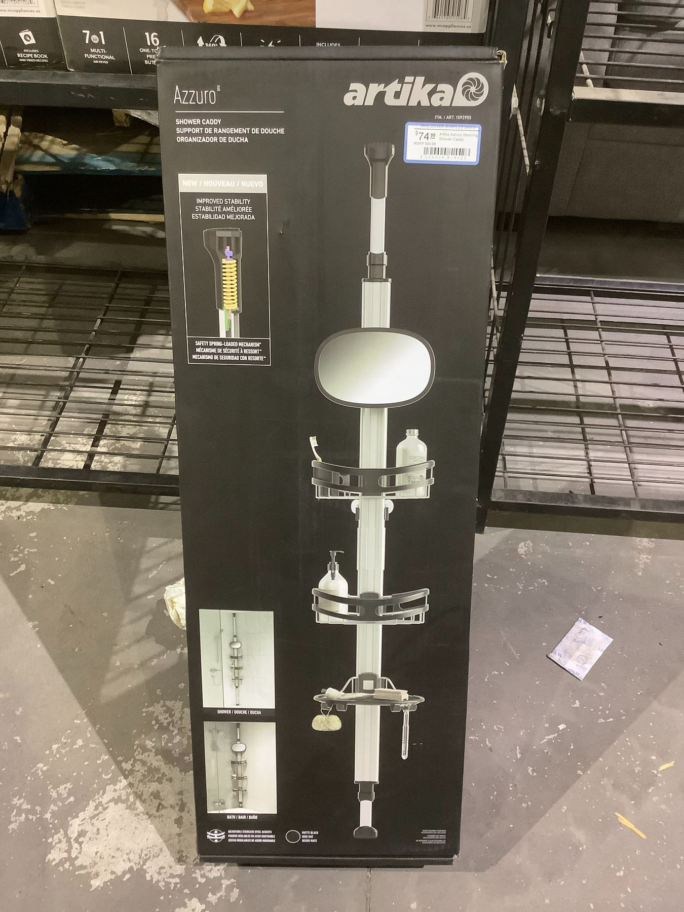 Atrika ATRIKA AZZURO SHOWER CADDY - Able Auctions
