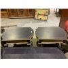 Image 2 : 3PC COFFEE TABLE SET GOLD/BLACK