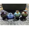 Image 1 : 3 ROBERT HELD ART GLASS VASES 3" & ROBERT HELD ART GLASS VASE 2"