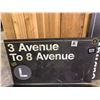 Image 3 : ASSORTED SET DEC PROP SUBWAY SIGNS