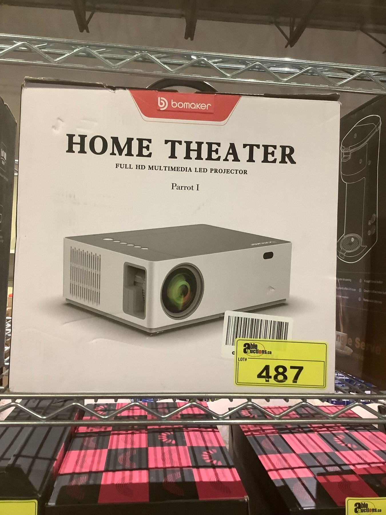 BOMAKER HOME THEATER FULL HD MULTIMEDIA LED PROJECTOR