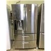 Image 1 : *FOR PARTS OR REPAIR* LG STAINLESS STEEL FRENCH DOOR FRIDGE WITH ICE AND WATER AND 2 PULL OUT