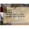 Image 3 : PAXTON TRESTLE TABLE MISSING HARDWARE AND CROSSBAR