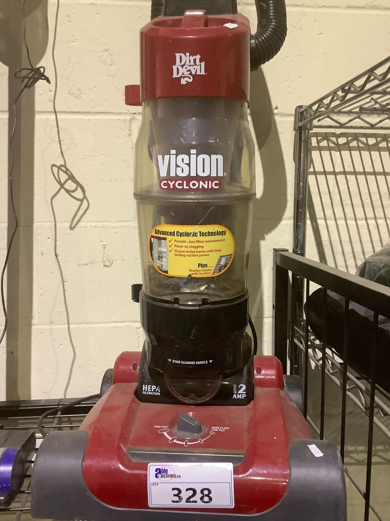 DIRT DEVIL VISION CYCLONIC VACUUM