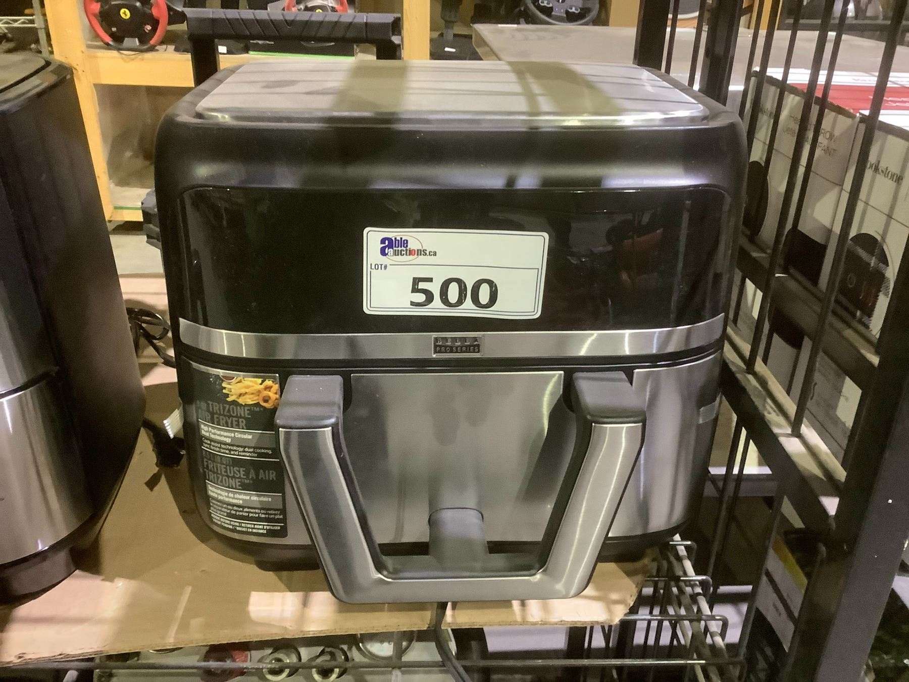 9qt BELLA PRO SERIES 9QT TRI-ZONE AIR FRYER - Able Auctions