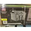Image 2 : LIFETIME OUTDOOR STORAGE SHED (2 BOXES)