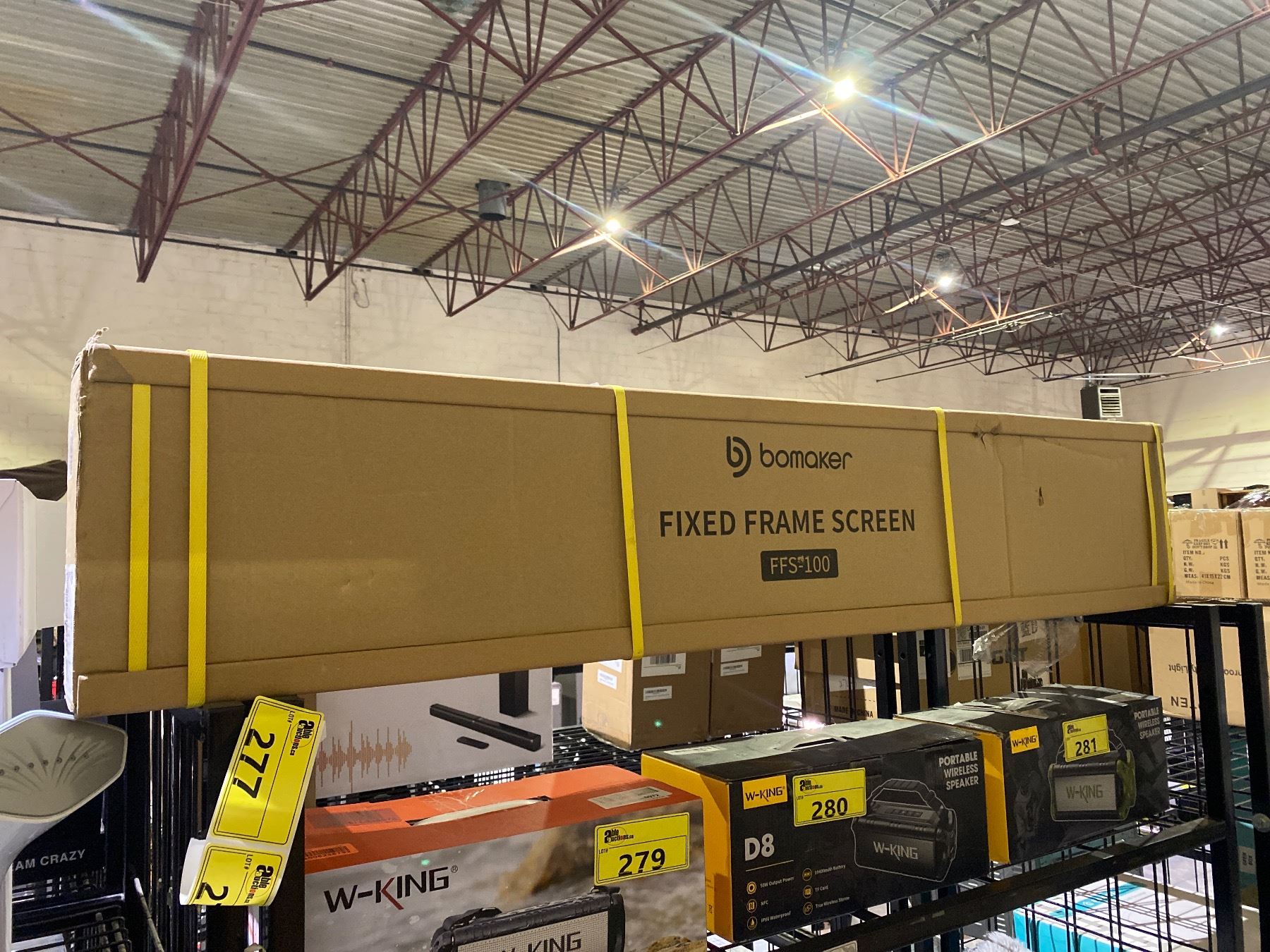 BOMAKER FIXED FRAME SCREEN MODEL FFS-100 - Able Auctions