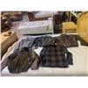 Image 1 : BOX OF ASSORTED MENS VINTAGE COATS & LEATHER JACKET