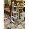 Image 2 : MASTERCRAFT FOLDING EXTENSION LADDER