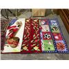 Image 2 : 8 ASSORTED FLOOR MATS/AREA RUGS & UMBRELLA