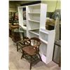 Image 2 : ASSORTED ITEMS INCLUDING; SHELVING UNITS, CHAIRS & MIRROR