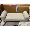 Image 2 : ASSORTED FURNITURE INCLUDING; HALL BENCH, CHAIR & OTTOMAN