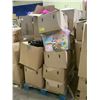 Image 2 : PALLET OF ASSORTED ITEMS INCLUDING; TOYS, EXERCISE BALL, BOOKS & MORE