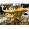 Image 3 : SOLID TEAK ROOT CONSOLE TABLE APPROX 59" X 16"