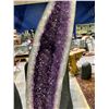 Image 2 : AMETHYST GEODE 116KG APPROX. 69 X 18" RETAIL $33,988