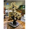 Image 1 : CITRINE TREE ON AMETHYST BASE APPROX 38 X 22" RETAIL $20,499