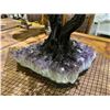 Image 2 : CITRINE TREE ON AMETHYST BASE APPROX 38 X 22" RETAIL $20,499