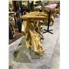 Image 2 : SOLID TEAK ROOT CONSOLE TABLE APPROX 47" X 16"