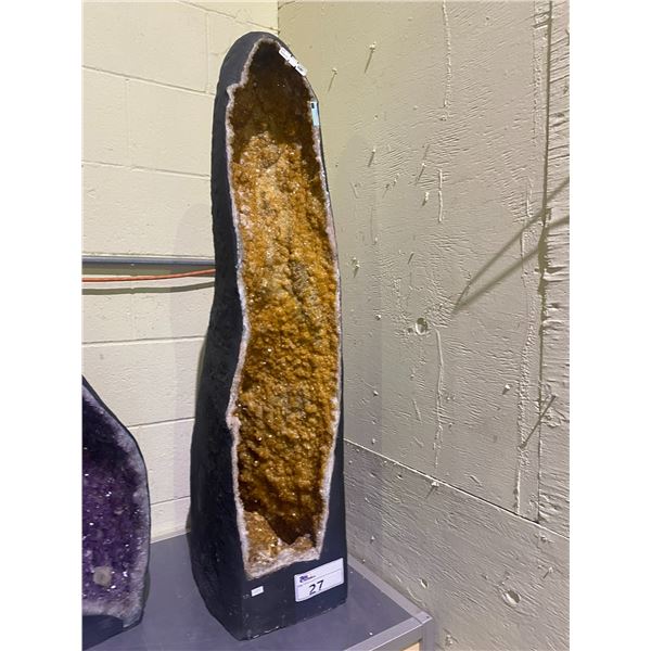 CITRINE GEODE 73KG APPROX. 40 X 9" RETAIL $8,988