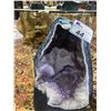 Image 1 : AMETHYST GEODE 29.76KG APPROX. 18 X 10.5" RETAIL $2,495