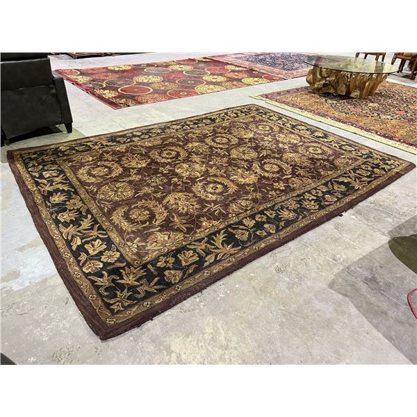 WOVEN AREA RUG APPROX 130 X 96"