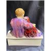 Image 2 : ROYAL DOULTON CHINA "FLOWER SELLERS CHILDREN" FIGURINE APPROX 8 X 8"