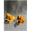 Image 1 : PAIR OF ROYAL DOULTON CHINA DOG FIGURINES APPROX 3 X 2.5"