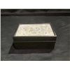 Image 1 : RETICULATED JADE PANEL INLAID WOODEN BOX