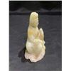 Image 2 : CELADON WHITE NEPHRITE BUDDHA FIGURE