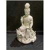 Image 1 : LARGE BLANC DE CHINE SEATED FIGURE OF AVALOKITESVARA