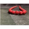 Image 2 : JAPANESE EAST SEA RED CORAL NECKLACE