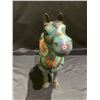 Image 2 : MAGNIFICENT BRONZE BASE CLOISONNE HORSE ORNAMENT