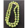 Image 1 : SILVER CLASP 9.5" LONG 50 BEAD JADE