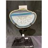 Image 2 : AGATE SLICE ON METAL STAND STONE APPROX 5 X 4" RETAIL $399