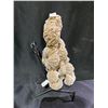 Image 2 : DESERT ROSE ON METAL STAND STONE APPROX 9 X 4 RETAIL $898