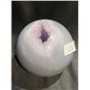 Image 1 : AMETHYST SPHERE 1.85KG APPROX. 4.5" DIAMETER RETAIL $989